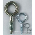 zinc plated wood eye Screw